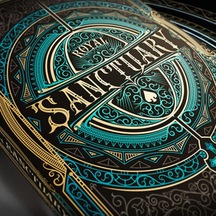 Npcc Noir Arts Royal Sanctuary Emerald Premium Oyun Kağıdı Koleksiyonluk İskambil Kartları