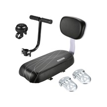 Bell Çocuk Bisiklet Arkalığı Yastıklı Koltuk Ayak Takımı Siyah