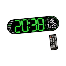 Suntek Dijital Duvar Saati Sınıf Oturma Odası Için Yeşil Yeşil