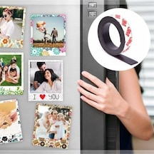 Yapışkanlı Şerit Mıknatıs Magnet Kes Kullan Güçlü Sağlam Rulo Çıkarılması Kolay Siyah 2cm X 1 Mt Pla Diğer
