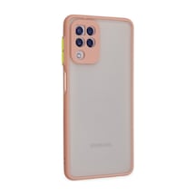 Samsung Galaxy Uyumlu - A22 Kılıf Montreal Silikon Kapak - Pembe