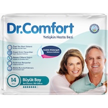 Dr.Comfort Yetişkin Bel Bağlamalı Hasta Bezi Large 2 x 7'Li 14 Adet