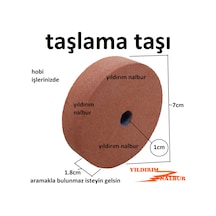 Taşlama Taşı Hobi 7cm Bileme Temizleme Taşı Çapak Alma