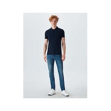 LTB Wınado Erkek Polo Yaka Kısa Kol Regular T-shirt 1225845086089 Lacivert 12551
