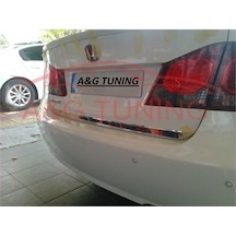 Honda Civic Krom Bagaj Alt Çıta Formlu 2006-2011 Paslanmaz Çelik