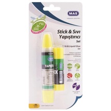 Mas Kartelada Stick Yapıştırıcı + Sıvı Yapıştırıcı Seti