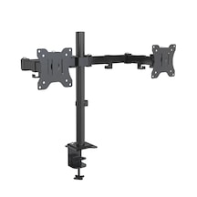 Exvega 13-27 Lcd/led İkili Monitör Tutucu Ayarlanabilir Kol Vesa Monitör Standı Ex788