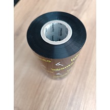 110mm X 300m Wax Ribon Kuşe Etiket Üzerine Barkod Makinesi İle Basılır