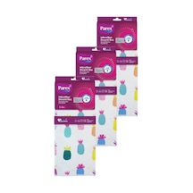 Mikrofiber İki Adet Ananas Desenli Bez Üçlü Paket Diğer