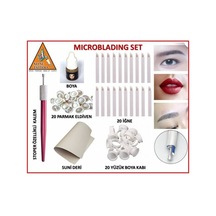 Usa Kalıcı Makyaj Microblading Full Set - 6 Parça
