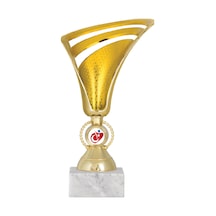 Odak Kupa - Genel Kupalar - Gn-266 B - 22 Cm Altın - Beyaz