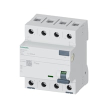 Siemens 5sv3642-6 - 25a 300ma Tip A Selektif 4p Kaçak Akım Koruma Rölesi