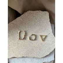 Ysx Jewelry Geometrik Üçlü Küpe Seti Çok Renkli Ysx Jewelry Geometrik Üçlü Küpe Seti Çok Renkli