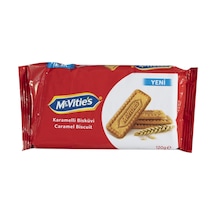 Mcvities Karamelli Bisküvi 120g - İnce, Taze Ve Düşük Kalorili Atıştırmalık 2'li Ekonomik Paket Tarı