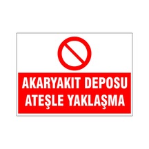 Acil Çıkış Kapısı Önüne Malzeme Konulması Yasaktır, İsg Uyarı Levhası