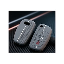 Audi A3 A6 ,A1 , A4 Q2 , Q3 3Buton Anahtar Kumanda Koruma Kılıfı Premium