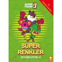 Süper 1 Takım Süper Renkler Boyama Kitabı - 4 - Csnd-727898
