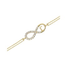 Glorria Sonsuzluk Altın Bileklik N11.17186 Sarı Altın