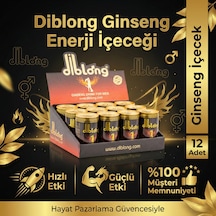 Diblong Ginseng +18 Performans Enerji İçeceği - 12 Adet Gizli Gönderim
