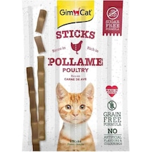 Gimcat Sticks Tavuklu ve Ciğerli Taurinli Kedi Ödül Çubuğu 4'lü 20 G
