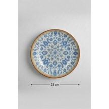 6'lı Venue Çukur Tabak 23cm Dijital Tiara-a Rinart Krem