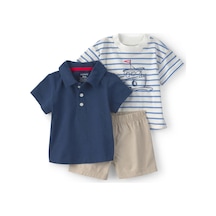 Carter's Erkek Bebek Body Şort Set 1u744110 Mavi