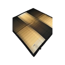 90 X 90 İpekal - Pes- Kristal Eşarp-03007 - 90 X 90 / Siyah - Sarı