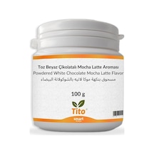 Toz Beyaz Çikolatalı Mocha Latte Aroması 100 G