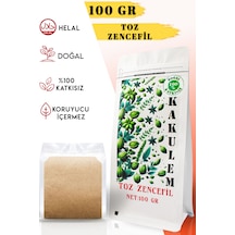 Kakulem Öğütülmüş Toz Zencefil 100 Gr