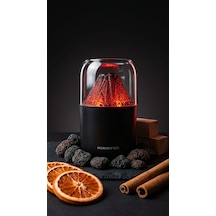 Volkan Efektli Ultra Sessiz LED Işıklı Gece Lambası & Değişen Renk Modlu Ultrasonik Hava Nemlendirici & Aroma Difüzör