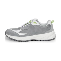 Jaumı Grey Gri Beyaz Sneaker Erkek Süet Ayakkabı 001