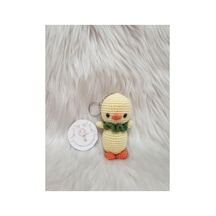 Amigurumi Örgü Oyuncak Civciv Anahtarlik Çok Renkli