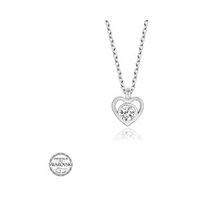 Swarovski Taşlı Gümüş Kalp Kadın Kolye (519460859)