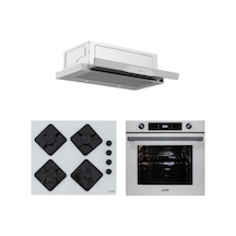 Afm Tech Ve Ferre Mirao Beyaz D037 + FM7701 + FM-BD2201 Ankastre Set