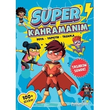 Süper Kahramanım Boya-yapıştır-tasarla