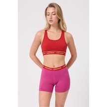 Racer Crop Top Racer Back Crop Top-3'li Avantaj Paketi-3400 Kırmızı