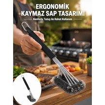 Paslanmaz Çelik Telli Mangal Temizlik Fırçası Yeni Nesil