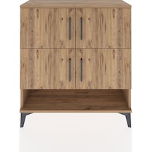Arges Şifonyer 4 Raflı 4 Kapaklı 88x30x96 Çam-çam Çam