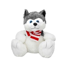 Mey İthalat 1030 Oturan Husky Atkılı Köpek 30 Cm Çok Renkli