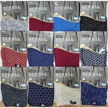 Berrak 4497 Erkek Modal Desenli Boxer 12 Adet 001