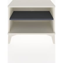 Arges Komodin Tek Raflı 60x30x48 Aytaşı-antrasit Aytaşı