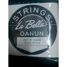 La Bella K100B Black Nylon Siyah Nylon -Profesyonel Kanun Tel Set