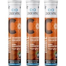 Zade Vital Vitamin C Efervesan 20 Tablet 3 Adet