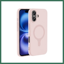En-cag Joko İphone 16 Z Silikon Magsafe Kapak - Pembe Bss