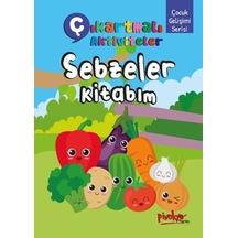 Çıkartmalı Aktiviteler Sebzeler Kitabım - Pqjs-666016