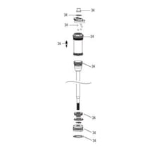 Rockshox Reba Air U-turn - Revelation - Pike Servis Kiti 11.401 Siyah - Kırmızı Rockshox Reba Air U-turn - Revelation - Pike Servis Kiti 11.401 Siyah - Kırmızı
