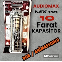Audıomax 10 Farad -ledli-rgb -animasyonlu-remoteli Kapasitör