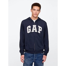 Gap 868454007 V-frch Ft Heritage Logo Fz Erkek Eşofman Üstü Lacivert