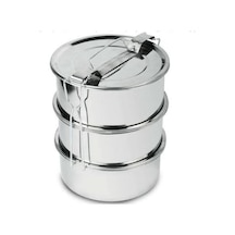 Sefer Tası Yemek Taşıma Kabı 3 Lü 12 Cm Çap Tek Kişilik