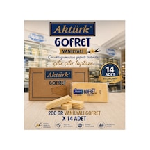 Vanilyalı Gofret 200gr 14 Adet